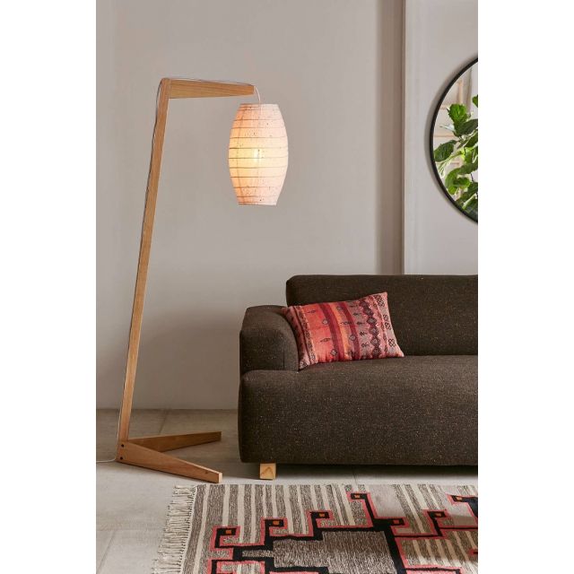 Wood Lamp Stand 